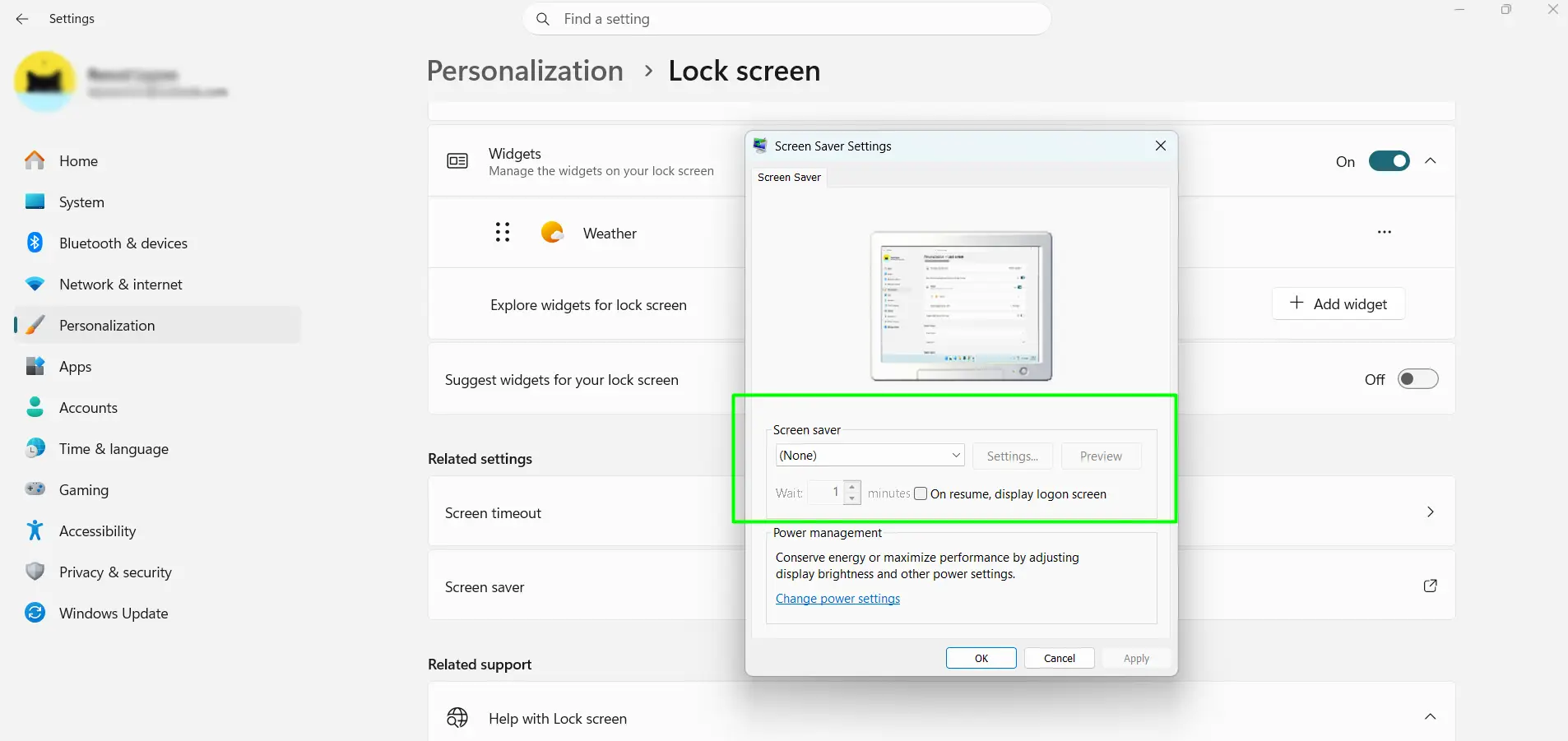 Fix the Screen Locking Too Soon in Windows 11