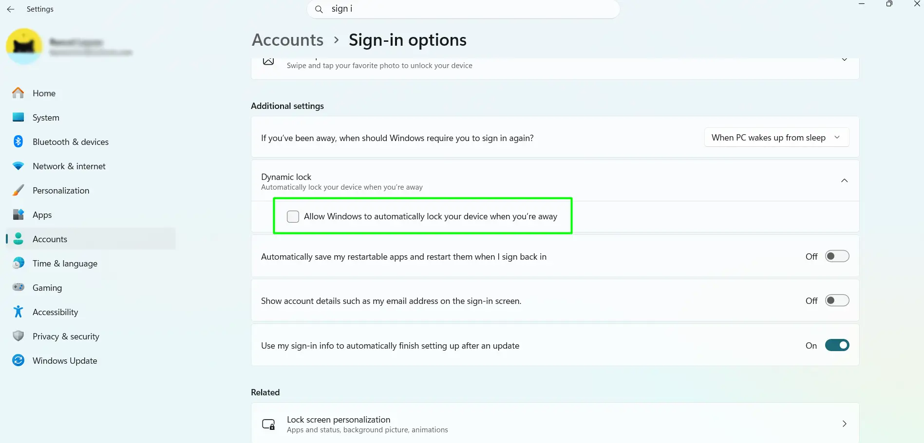 Stop the Screen From Locking Randomly in Windows 11