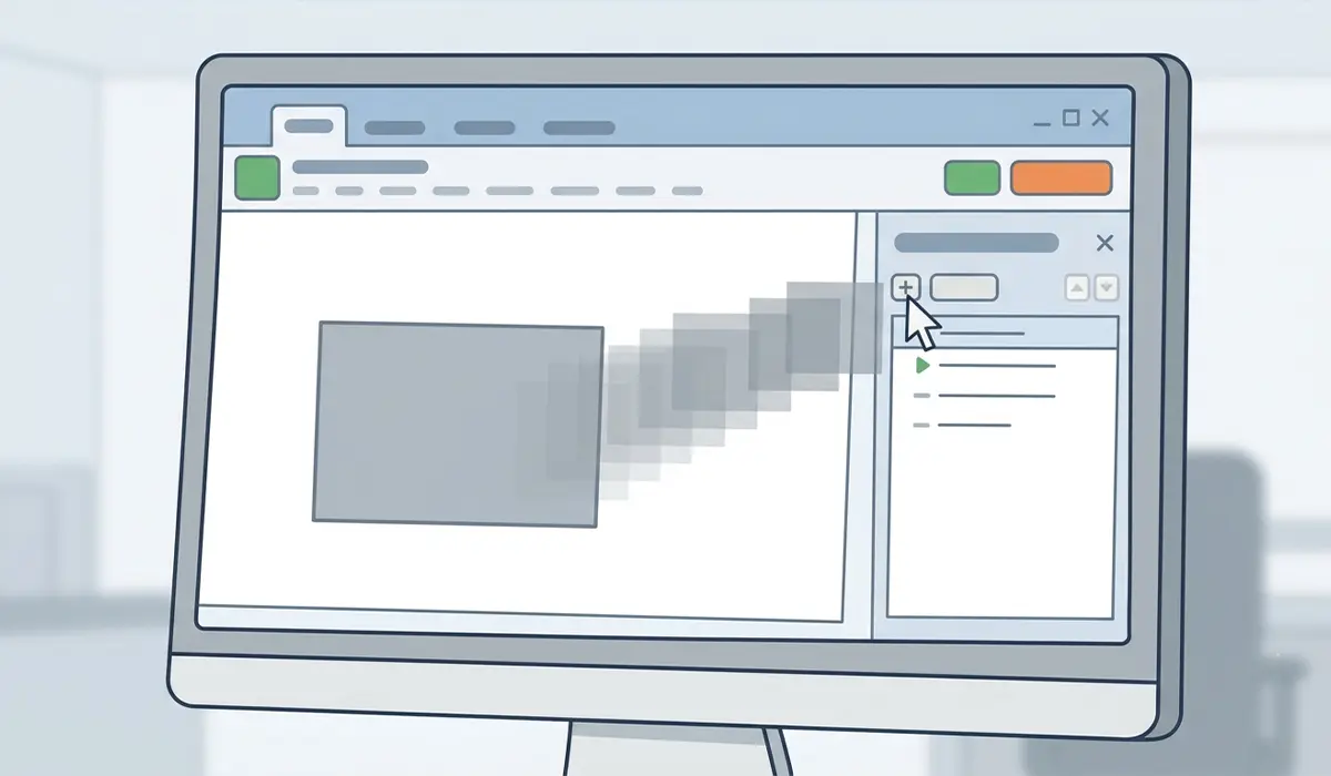 Applying an Animation Through the Animation Pane