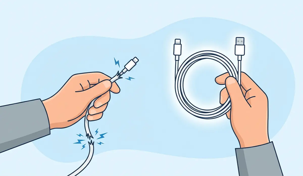 Charging Cuts Out When the Cable Is Touched
