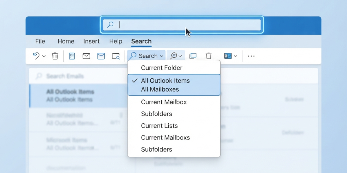 Check the Current Search Scope (1)