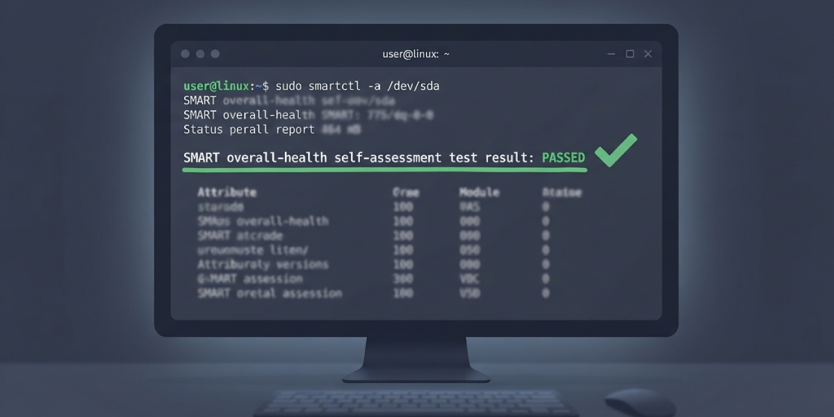 Checking S.M.A.R.T. Status on Linux