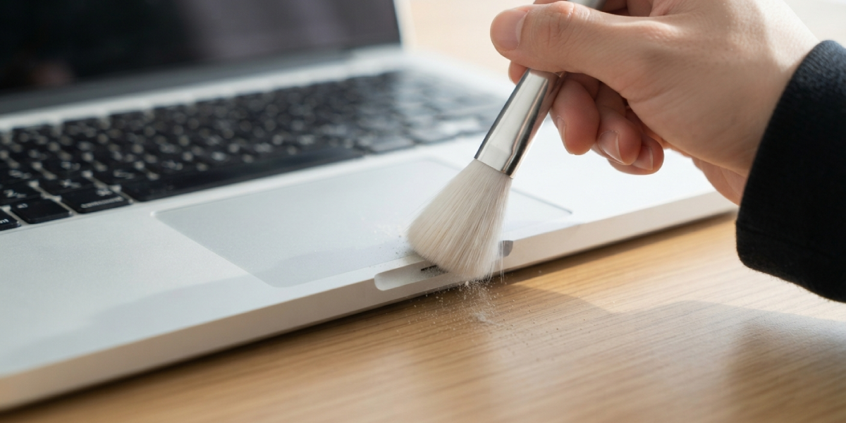 Cleaning Around a Physical Click-Pad