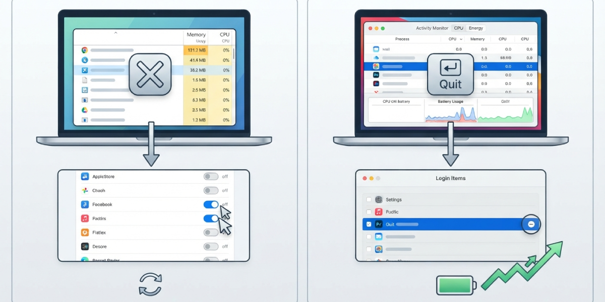 Close Background Apps and Adjust Startup Programs Step 1_ Open Task Manager on Windows or Activity Monitor