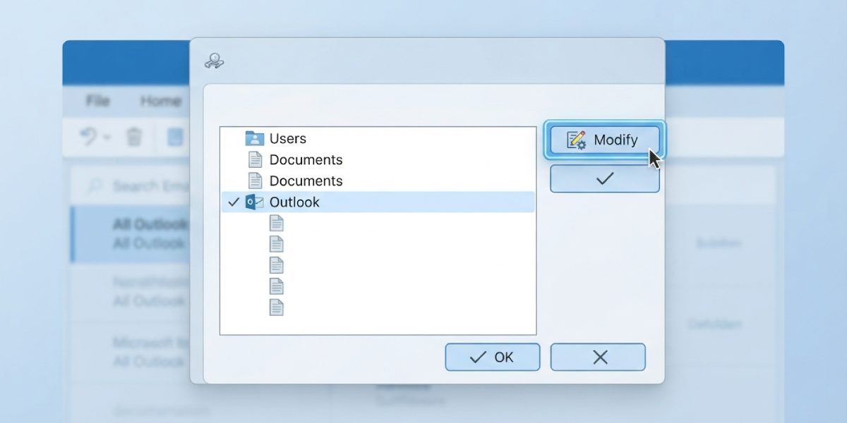 Confirm Outlook Is Included in Windows Indexing