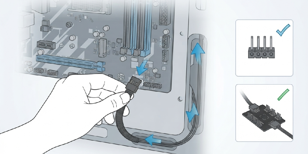 Connect the Fan Cable