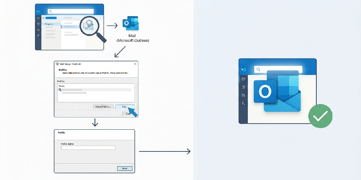 Creating a New Outlook Profile
