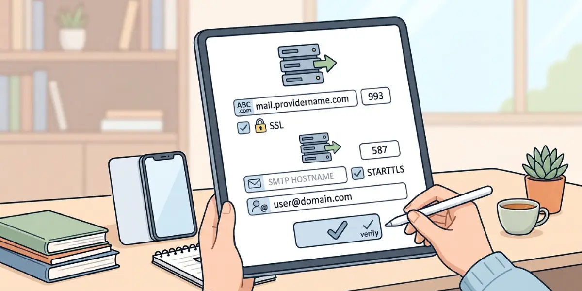 Entering Server Settings