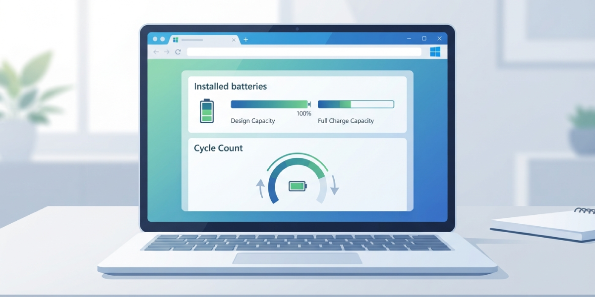 How to Check Laptop Battery Health on Windows
