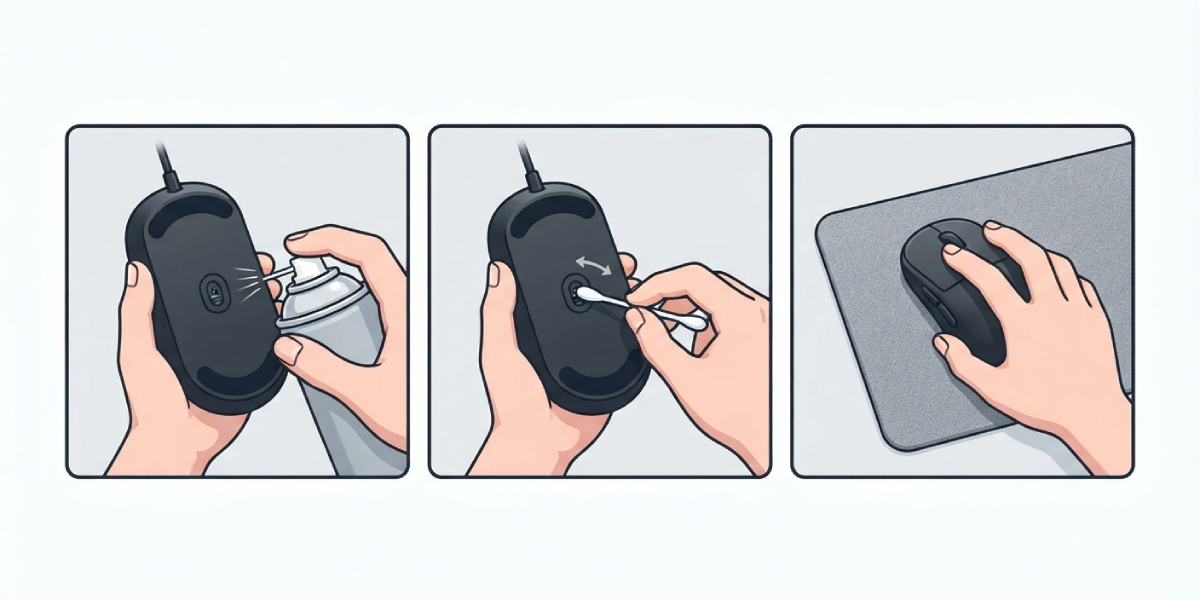 How to Clean the Mouse Sensor