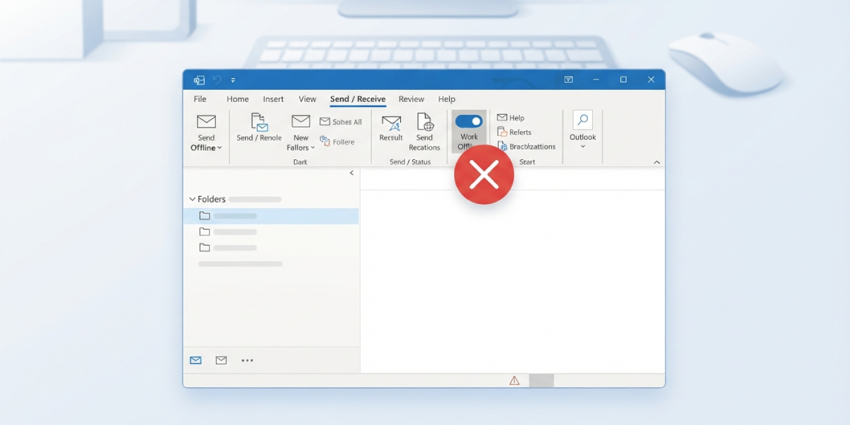 How to Fix Outlook Error 0x80042109 Step by Step