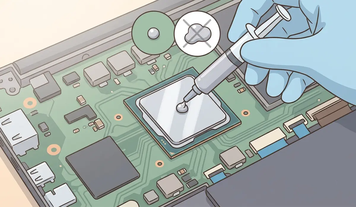 How to Reapply Thermal Paste on a Laptop CPU