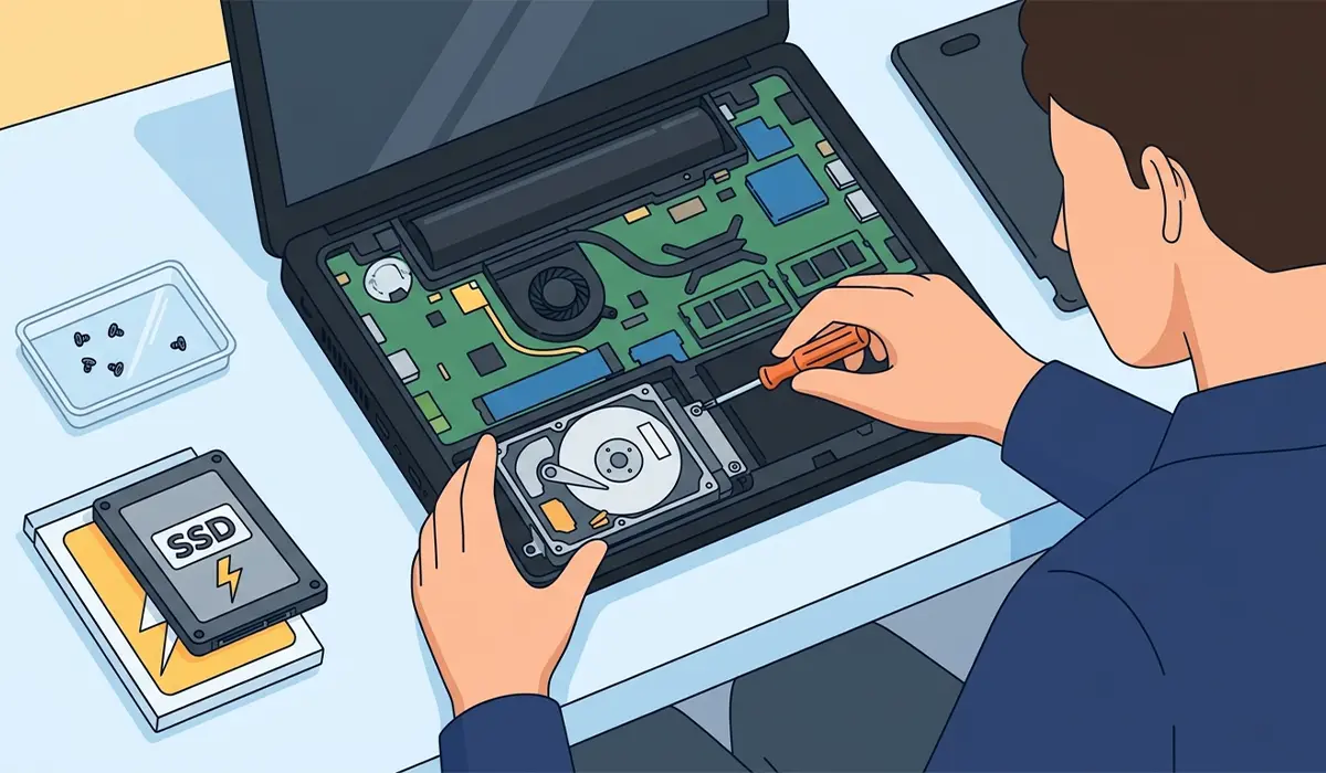 How to Upgrade a Laptop HDD to SSD