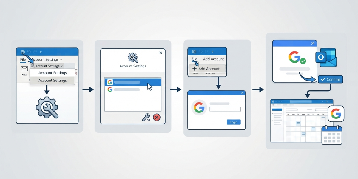 If Using a Connected Google Account Instead