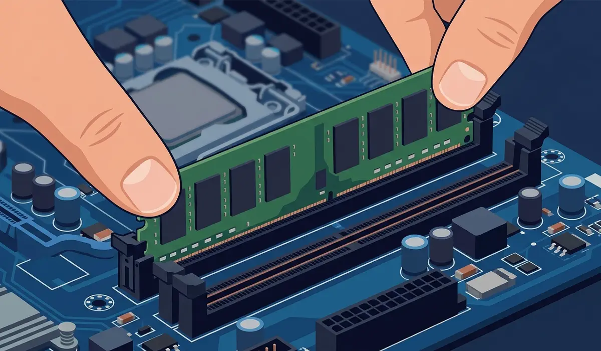 Install the New Memory Modules
