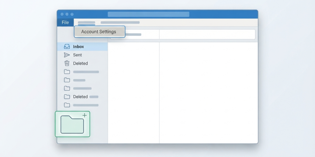Method 1_ Create a New Blank PST File