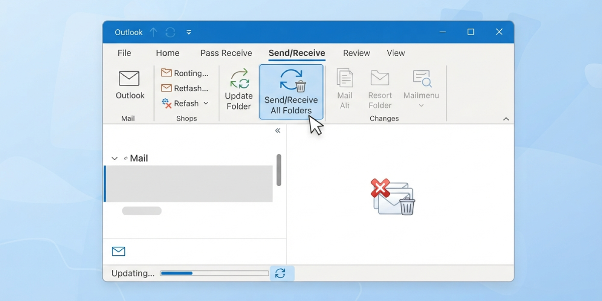 Method 3_ Reopen Outlook and Force a Send_Receive