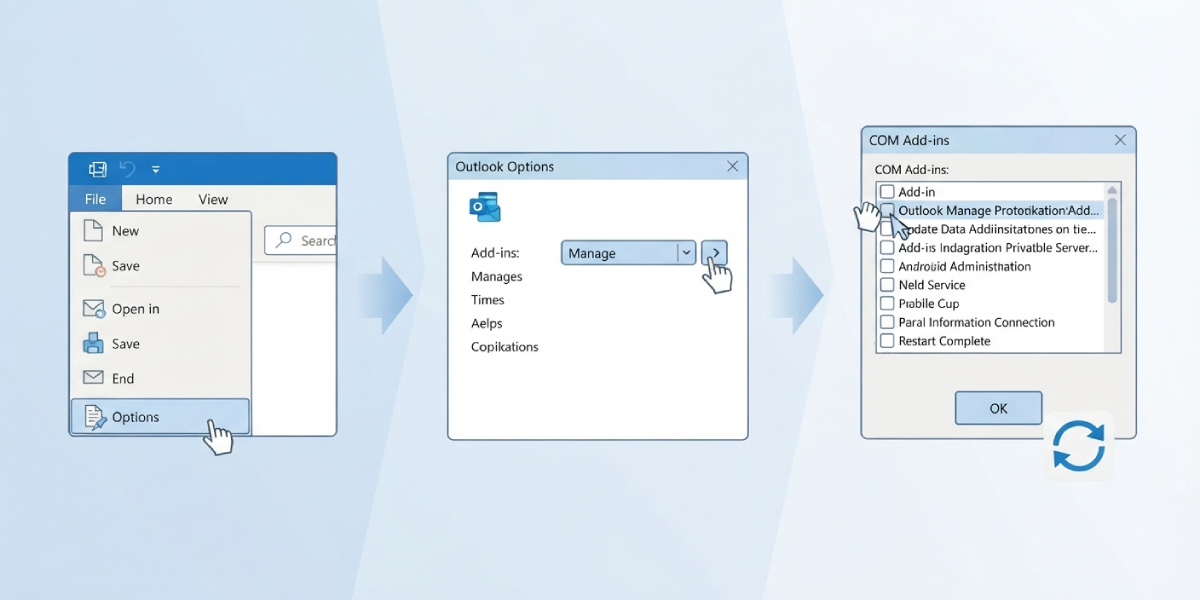 Method 4_ Disable Conflicting Add-ins