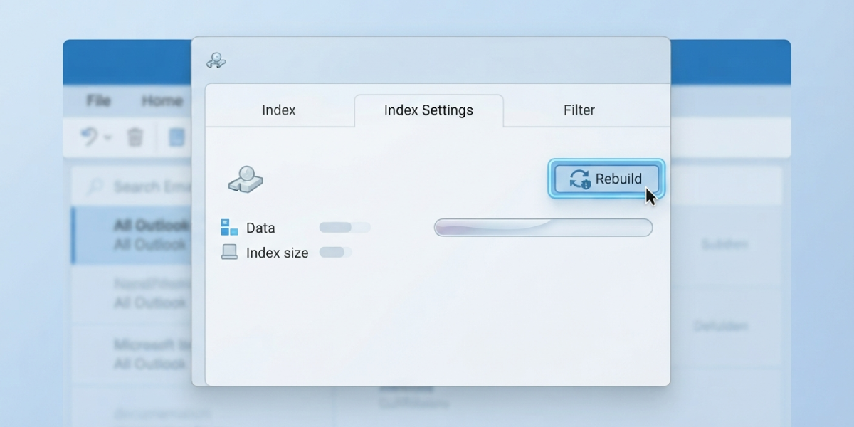 Rebuild the Search Index