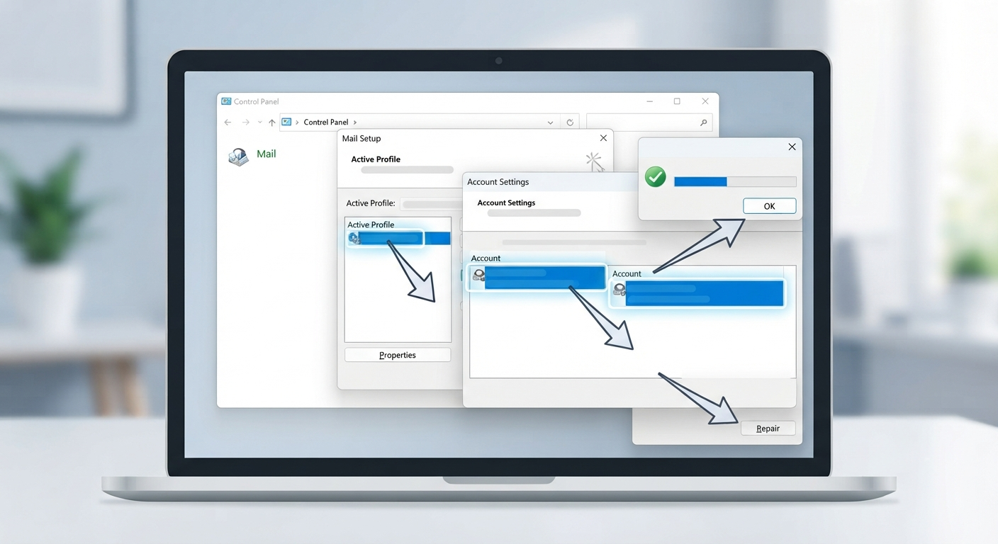 Repair the Outlook Data File