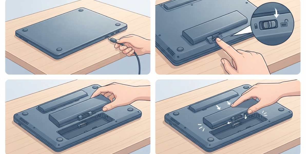 Replacing an External (Removable) Battery