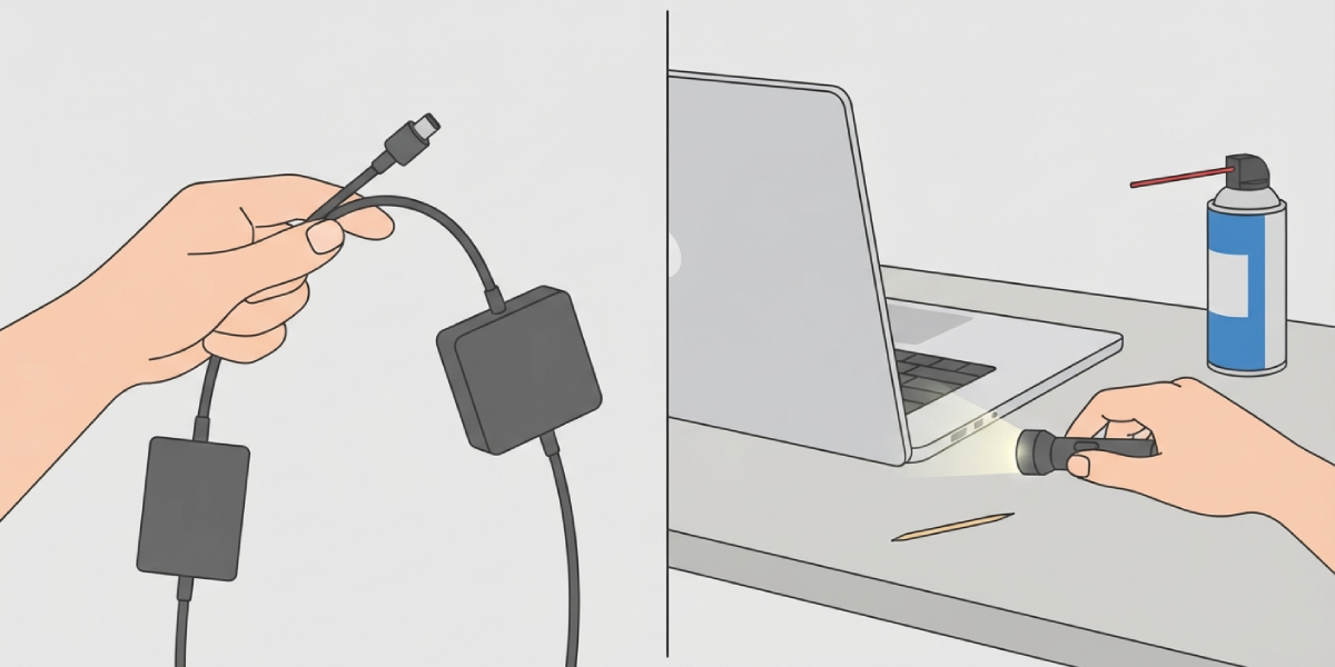 Step-by-Step Fixes for a Laptop Not Charging When Plugged In