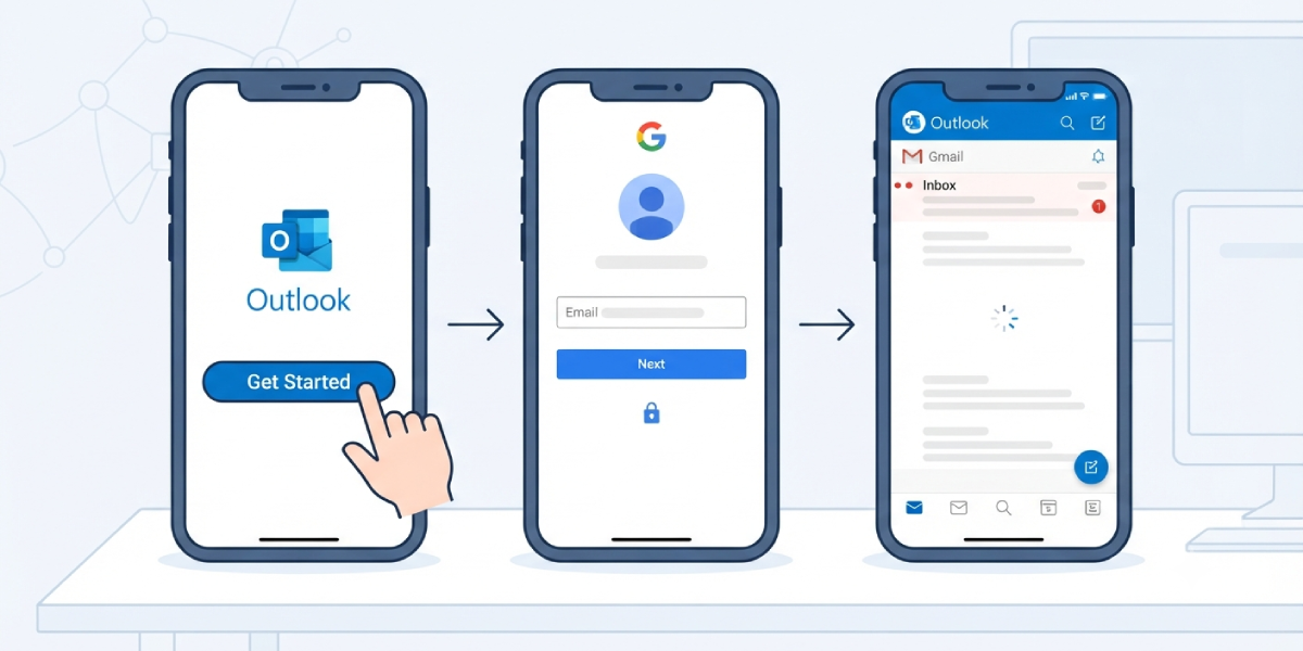 Step-by-Step Guide to Add a Gmail Account in the Outlook Mobile App