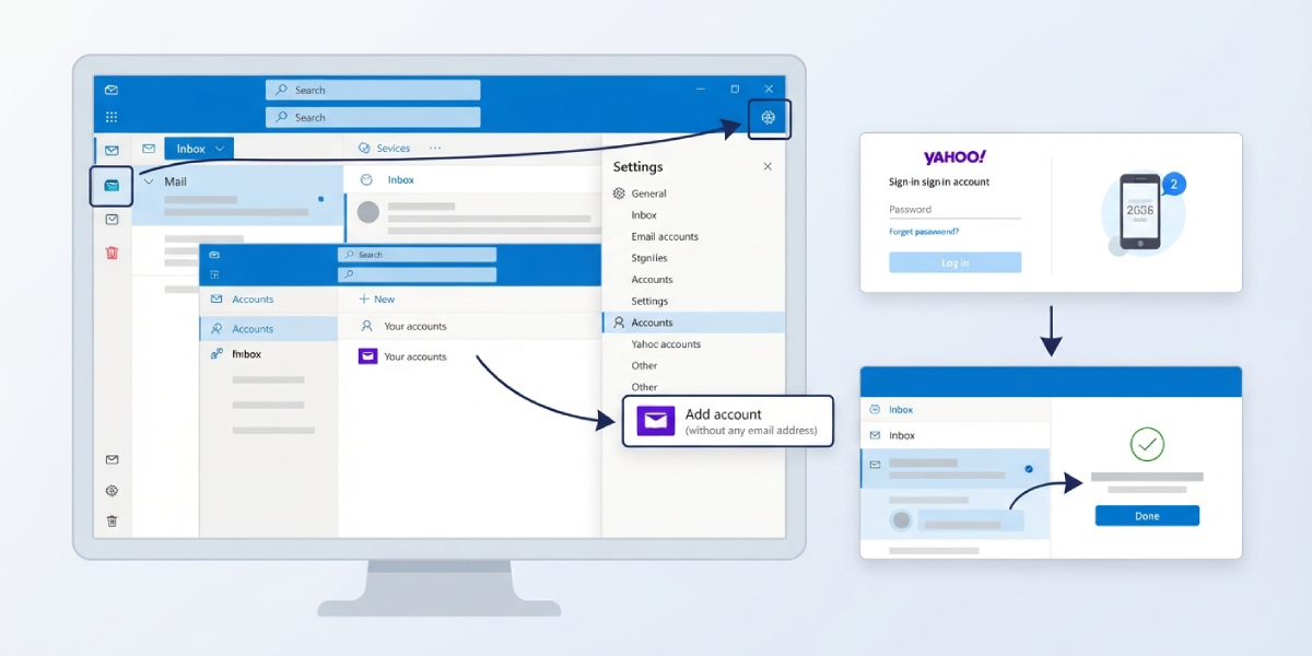 Step-by-Step Guide to Add a Yahoo Mail Account in New Outlook for Windows