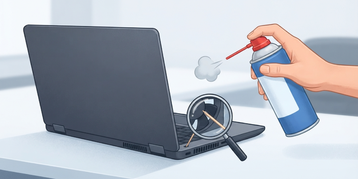 Steps to Use Compressed Air on a Laptop Safely (1)