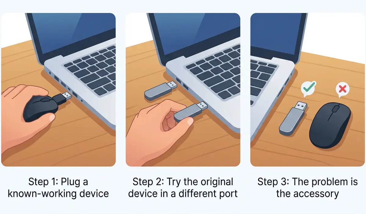Test With a Different Device and Cable