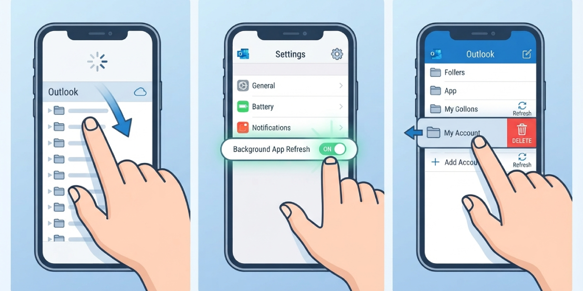 When Using Outlook on Mobile