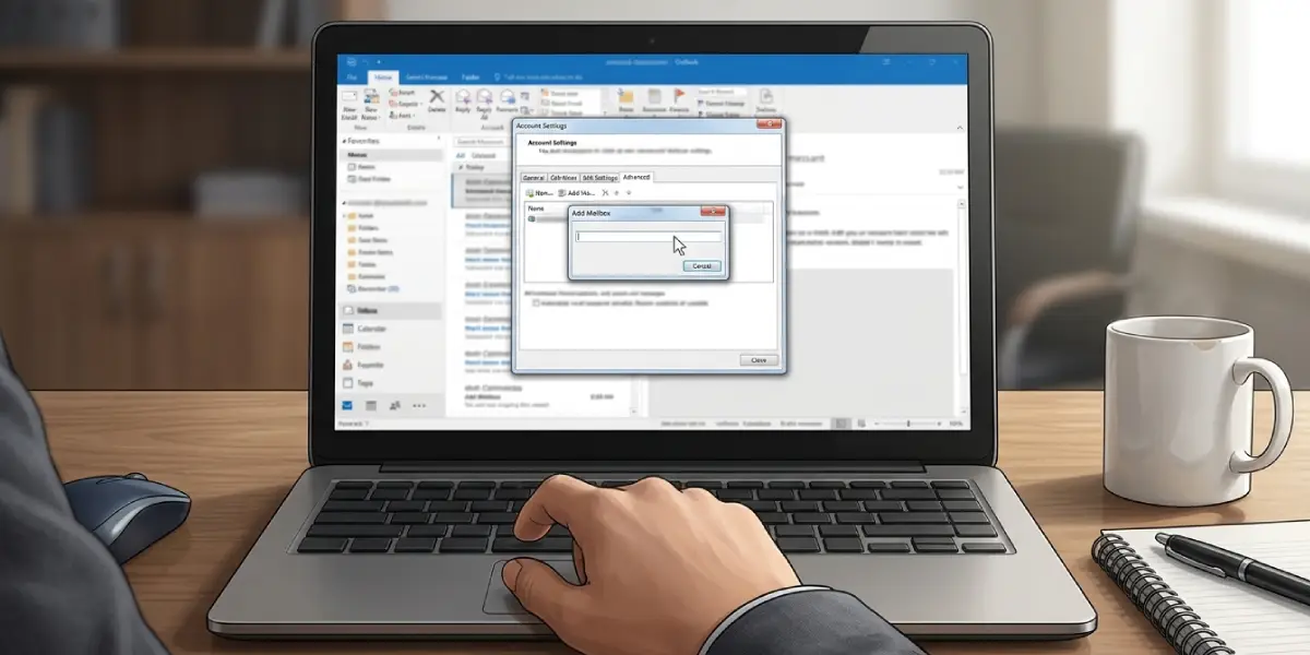 Adding the Mailbox Through Account Settings