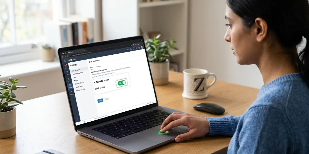 Before Starting_ Turn On IMAP Access in Zoho Mail