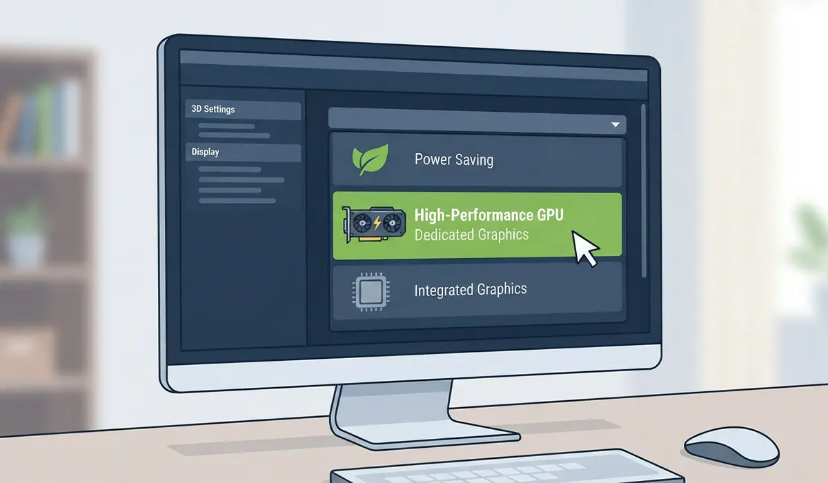 Check the GPU Control Panel Settings