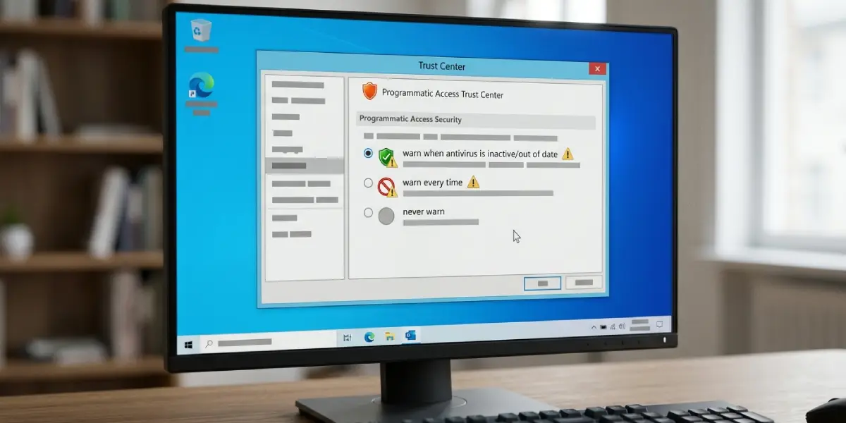 Check the Programmatic Access Setting