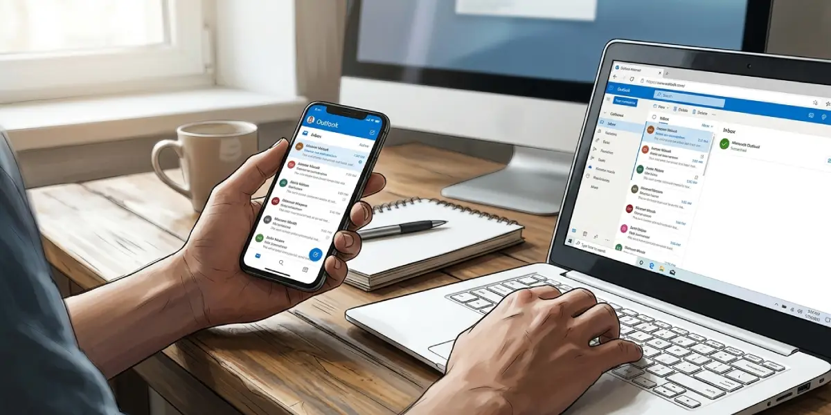 Checking Settings on Mobile or Web Before Editing Desktop Outlook