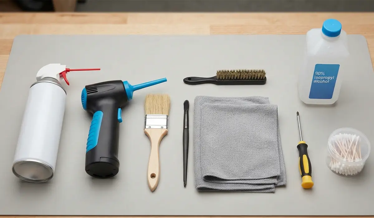 Cleaning Cable Areas and Connectors