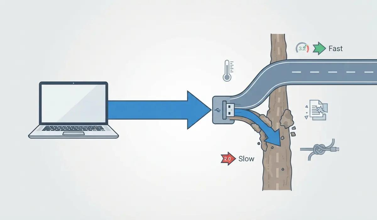 Common Causes of Slow File Copy Speed