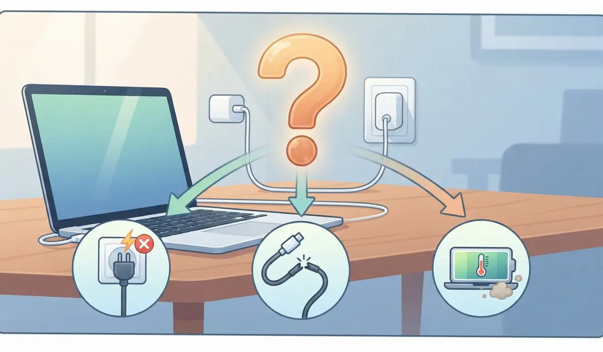Common Causes of Slow Laptop Charging