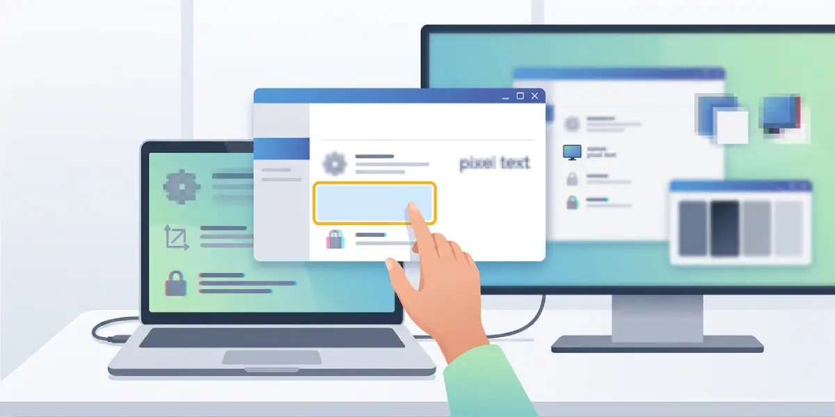 Common Causes of a Blurry External Monitor