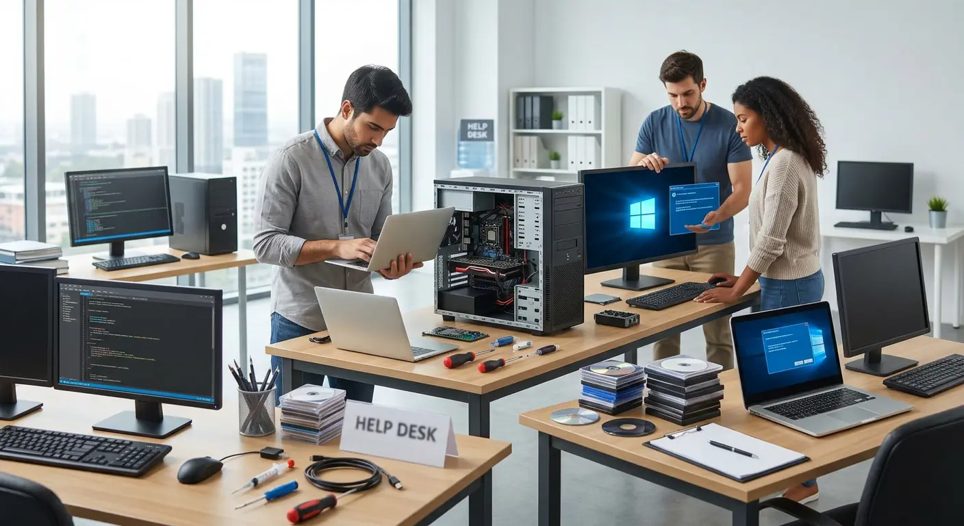 Computer Troubleshooting background