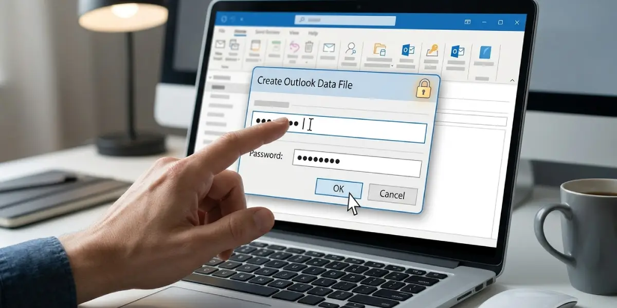Encrypting a Brand New PST File