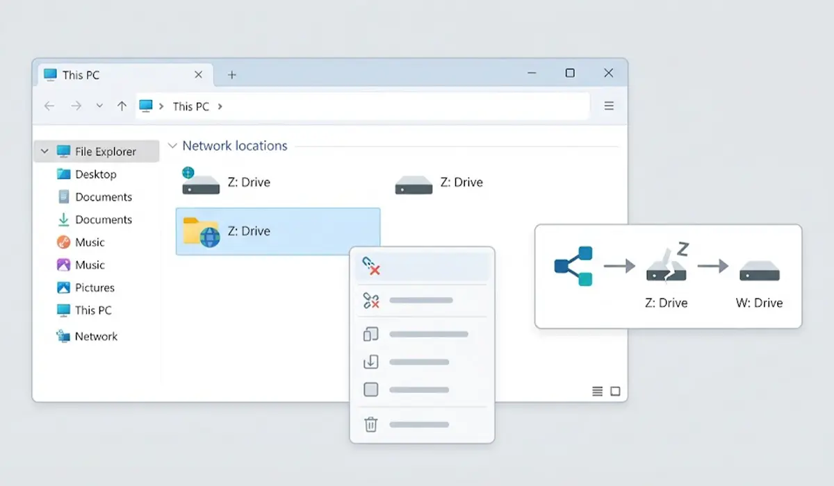 Free the Letter from a Mapped Network Drive