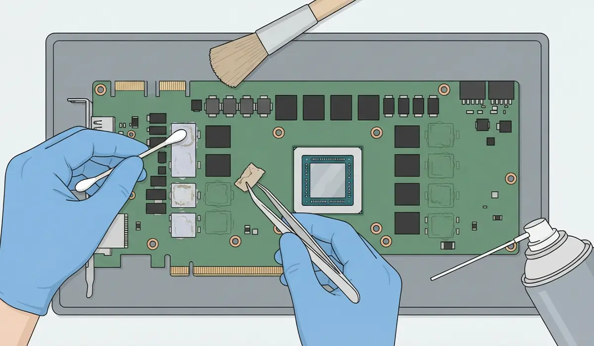 How to Clean Thermal Pads on a GPU-Step-by-Step