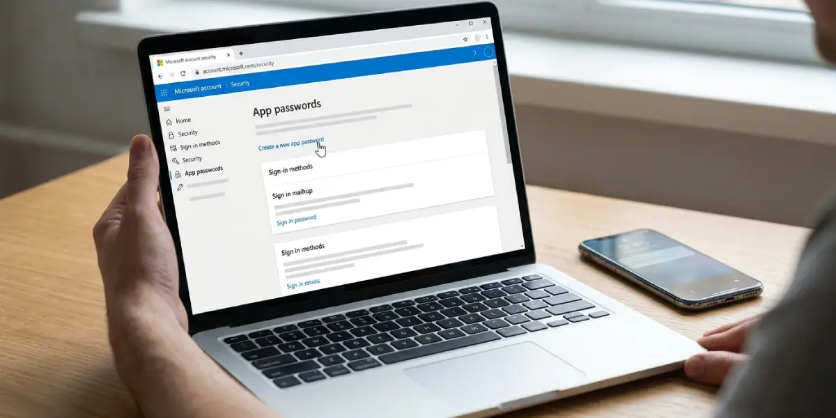 How to Create an App Password for Outlook Two-Factor Accounts