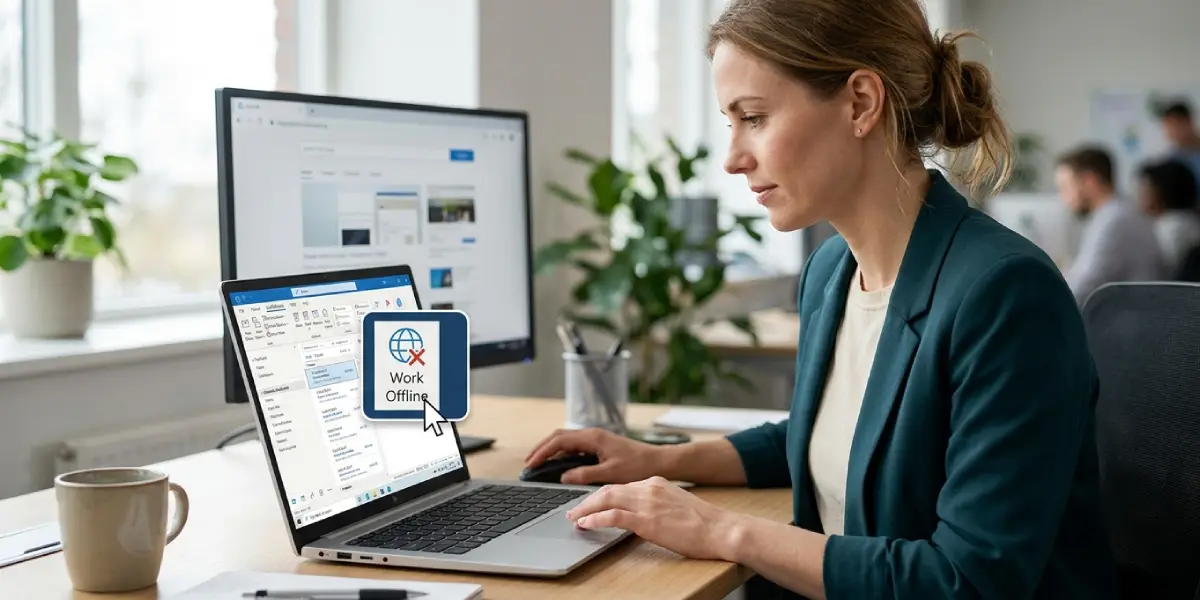 How to Fix Outlook Shows Disconnected in the Status Bar