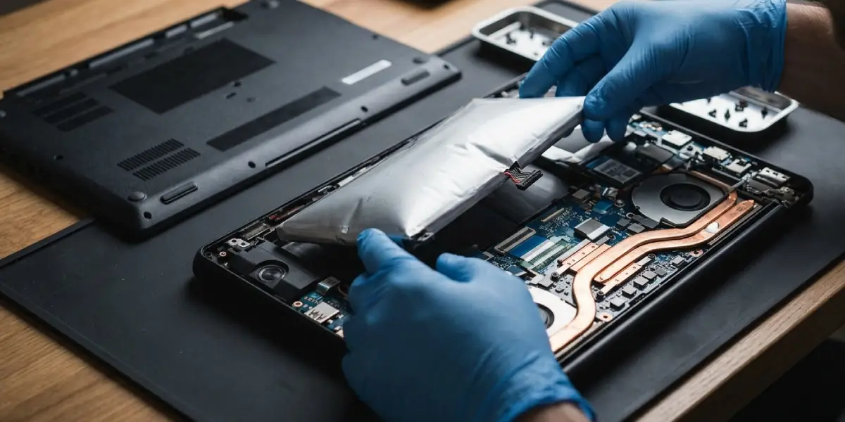 How to Remove a Swollen Laptop Battery Step by Step