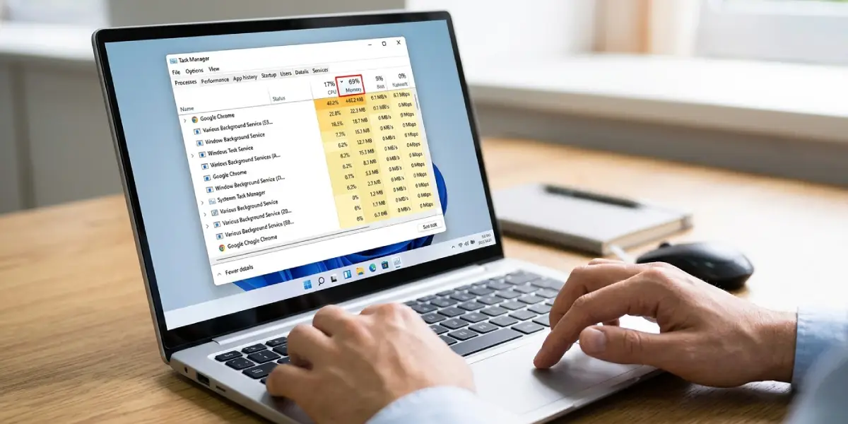 Method 1_ Identify the Process Using the Most Memory