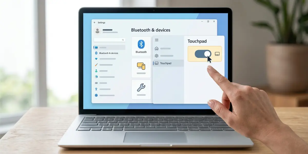 Method 2_ Enable or Disable the Touchpad in Windows Settings