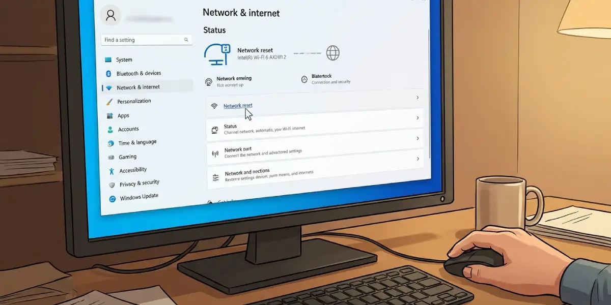 Method 2_ Use the Built-In Network Reset Tool